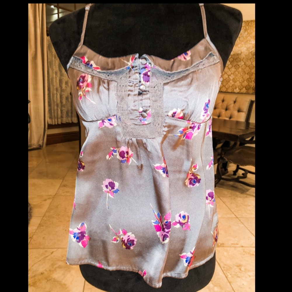 Silky strappy tank
